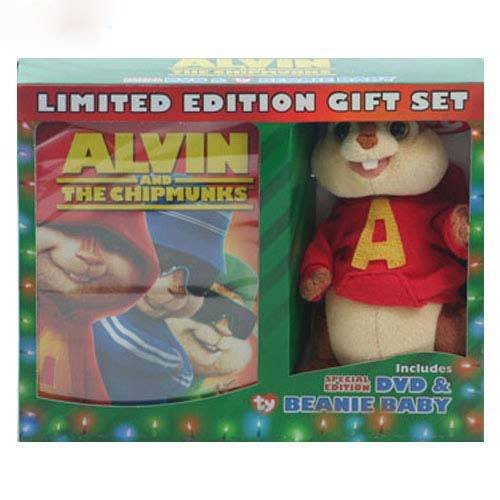 Alvin (with Alvin & Chipmunks DVD) Beanie Baby