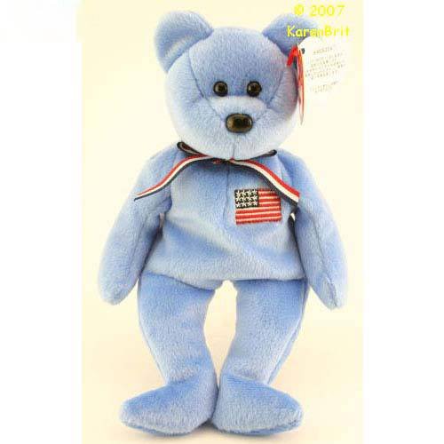 America (Blue) (Japan) Beanie Baby