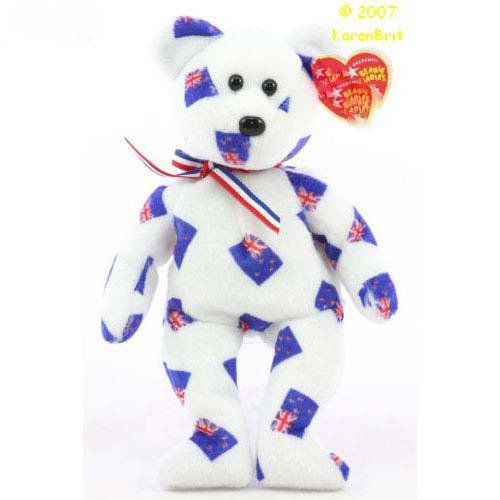 Aotearoa (New Zealand) Black Nose Beanie Baby