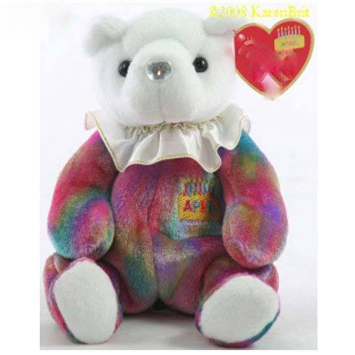 April (Neck Ruffle) Beanie Baby