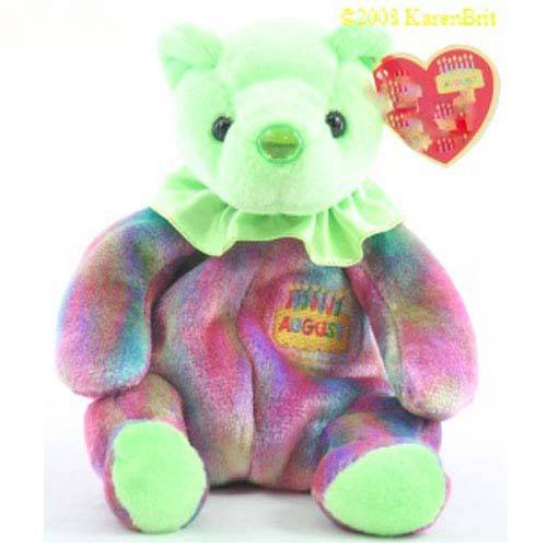August (Neck Ruffle) Beanie Baby