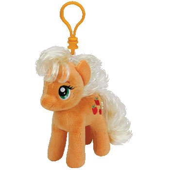 Applejack Key-Clip Beanie Baby
